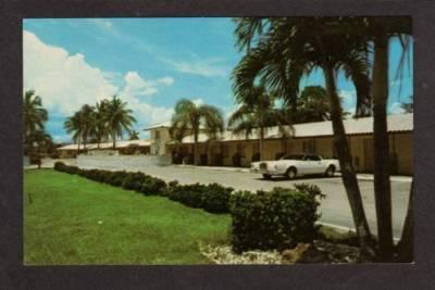 FL Floridan Motel Hotel FT MYERS FLORIDA Postcard PC