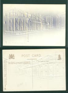 United Kingdom. Postcard. Embossed The Bank Of England London. +_ 1910.