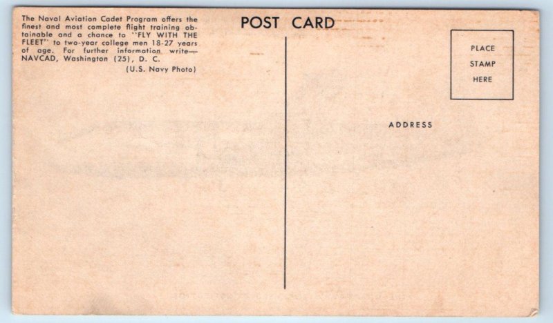 U.S. NAVY LOCKHEED CONSTITUTION Military Airplane R60 c1940s Postcard