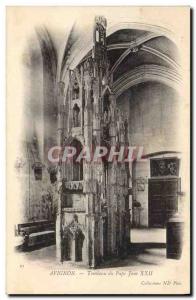 Old Postcard Avignon Pope John XXII Tomb