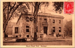 Canada Montreal Mount Royal Club Vintage Postcard C041