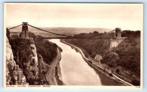 BRISTOL Clifton Suspension Bridge ENGLAND UK Postcard