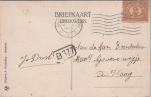 Netherlands Zijperpoort Arnhem Trams Vintage Postcard 09.33