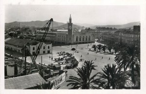 Algeria Bône Annaba railway station square 1955