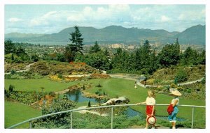 Postcard GARDEN SCENE Vancouver British Columbia BC AQ5135