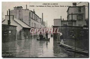 Paris 16 - Floods of Paris 1910 - The inhabitants of Passy - Rue Félicien Da...