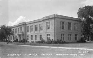 Cook Library CM Street College Warrensburg Missouri RPPC Photo Postcard 20-1921