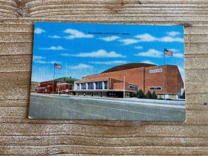 Milwaukee Auditorium, Arena, Kropp Co, Linen, Unused, Vintage Postcard