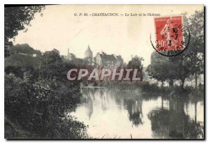 Old Postcard Chateaudun Le Loir and Chateau