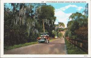 USA Sunny Picturesque Highway Scene In The Sunny South North Carolina 02.74