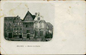 B576 Belgium Malines Maison du Diable 1900s