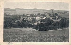 Czech Republic Belice Středočeský Kraj Bělice Vintage Postcard 07.56