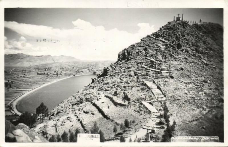 bolivia, COPACABANA, Panorama (1958) RPPC