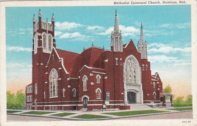 Nebraska Hastings Methodist Episcopal Church Curteich