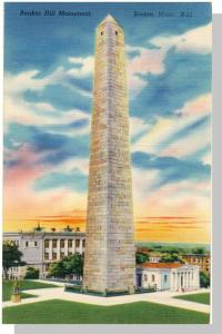 Boston/Charlestown, Mass/MA Postcard, Bunker Hill Monument