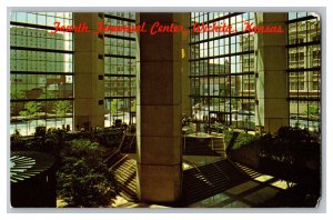 Fourth Financial Center Wichita Kansas Postcard Interior View 