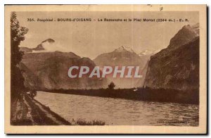 Old Postcard Dauphine Bourg d'Oisans and La Romanche Foot Montet