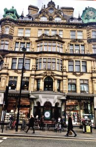 Waterstones Newcastle Upon Tyne Book Shop Store Postcard