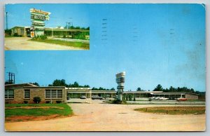 Peach Blossom Hotel  Spartanburg  South Carolina    Postcard  1961