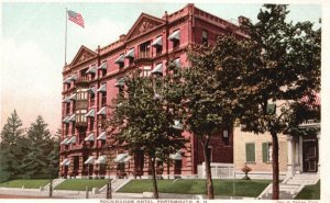 Vintage Postcard Rockingham Hotel Building Landmark Portsmouth New Hampshire NH