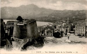 Calvi, Corsica, France, Citadel, beaches, mountains, Christopher Postcard