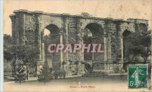 Old Postcard Reims Porte Mars