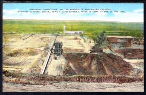 Electric Shovel,Strip Mining,Minnesota Arrowhead Country