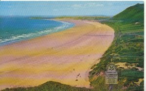 Wales Postcard - Rhossili Bay - Glamorgan - Ref TZ4046