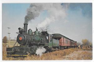Middletown And Orange Railroad Steam Passenger Train NY Empire Museum Postcard