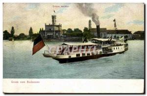 Germany Gruss von Dondesee Schloss Montfort (boat)