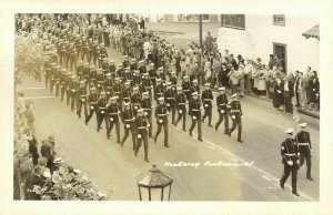 Monterey, Ca., Centennial Celebration Military Parade (1930s) RPPC Postcard (2)