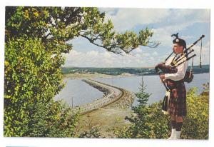 Canso Causeway Bagpiper Cape Breton Nova Scotia Bagpipes