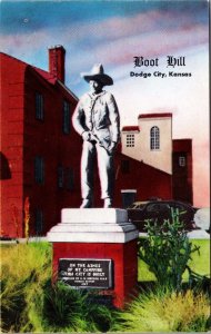 Boot hill Dodge City Kansas Postcard PC108