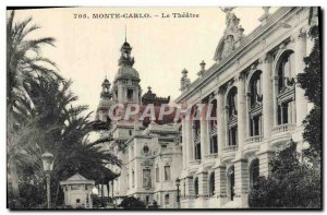 Old Postcard Monte Carlo Theater