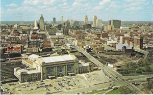 Union Railroad Station and Skyline of Kansas City Missouri