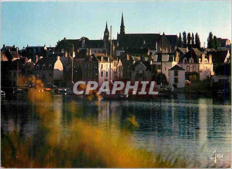 Postcard Modern Colors Auray in Brittany Harbor and Saint Goustan