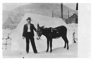 RPPC Me & Jim Butler Found Tonopah Nevada Nye County c1940s Vintage Postcard
