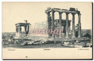 Old Postcard Athens L & # 39Erechthee