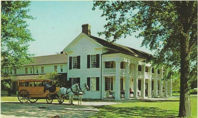 VTG postcard, Clinton Inn Greenfield Village, Dearborn, Michigan