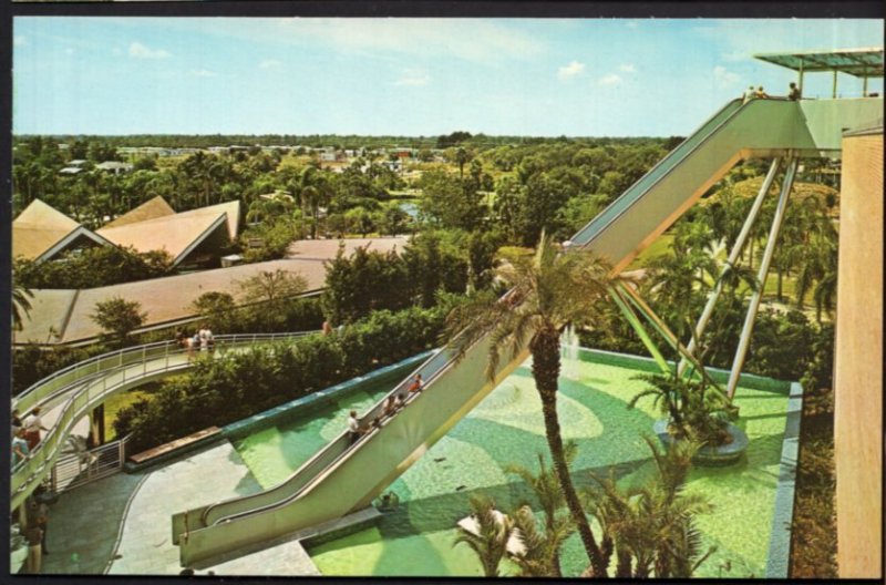 FL TAMPA Busch Gardens Stairway to the Stars longest motor stairway - Chrome