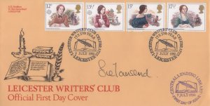 Sue Townsend Book Author Leicester 1980 Limited Edition Hand Signed FDC