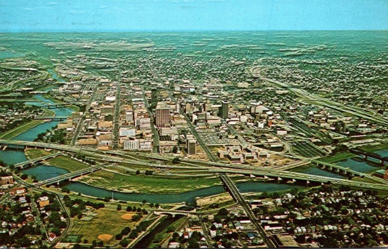 Ohio Dayton Aerial View Looking West 1981