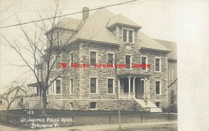 VT, Burlington, Vermont, RPPC, Saint Joseph's Parish House, Photo No 122