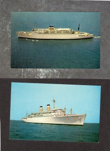 American Export & Isbrandtsen Lines Postcards Advertising  Ships Ocean Liners