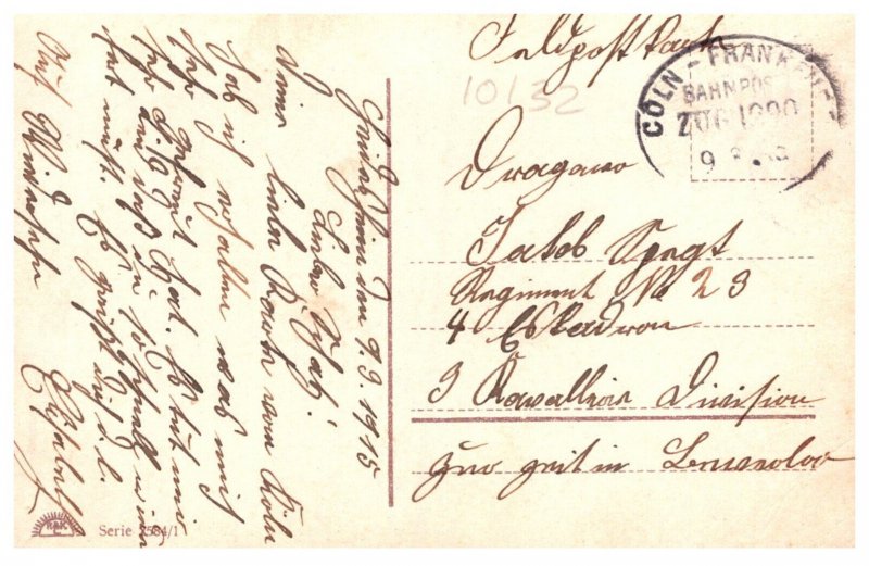 WWI  Des Konigs Grenabierre ,