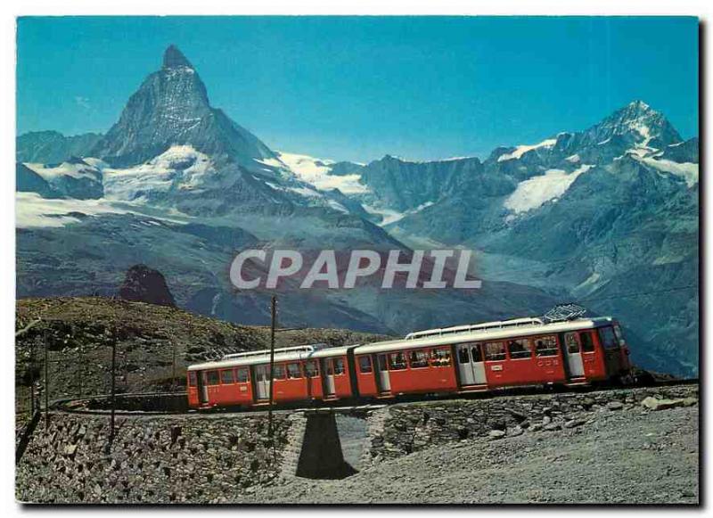 CPM Gornergratbahn mit Matterhorn (4478m) The Gornergrat-Railway and Matterhorn 