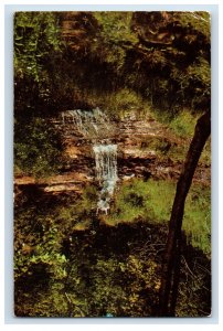 Vintage Alger Falls Munising Michigan Postcard P203E
