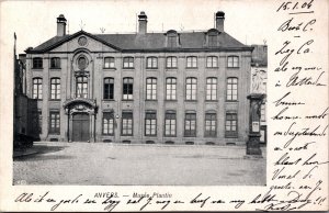 Belgium Anvers Musée Plantin Antwerp Vintage Postcard 04.35