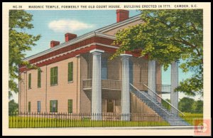 Masonic Temple, Formerly The Old Court House, Camden, S.C.