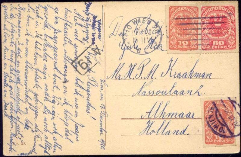 austria, WIEN VIENNA, Nordbahnhof, Railway Station (1920) Stamps